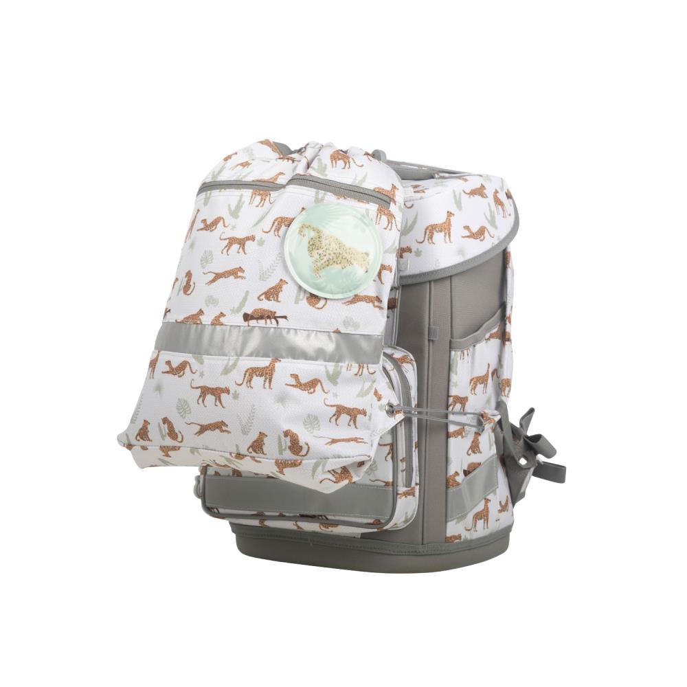 School Mood Champion Maxx Leopard Nordic Collection Schulranzen Set 7tlg.