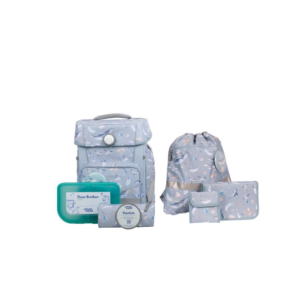 School Mood Champion Maxx Aqua Nordic Collection Schulranzen Set 7tlg.