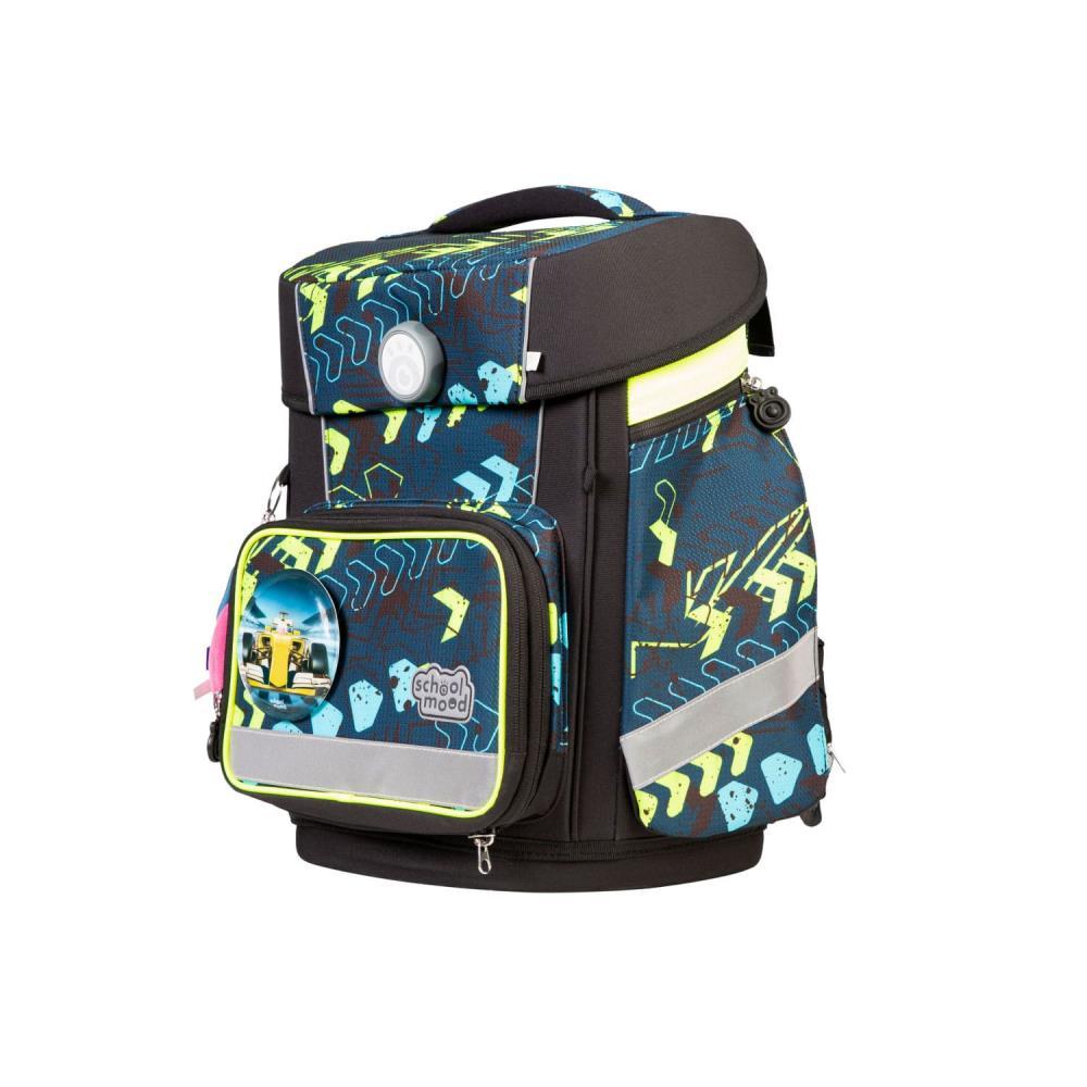 School Mood Champion Maxx Pro Elias Rennwagen Schulranzen Set 7tlg.