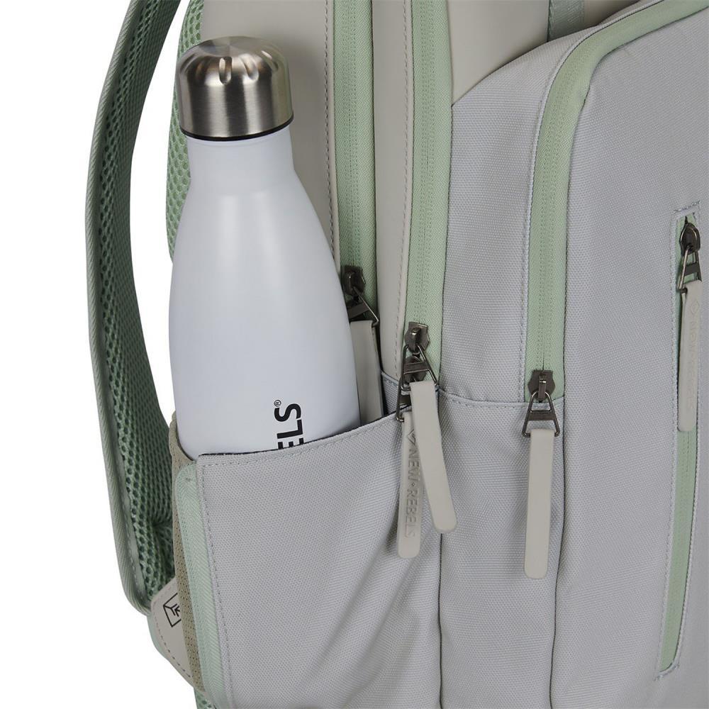 New Rebels Ceres Milwaukee Lime Light Grey Rucksack