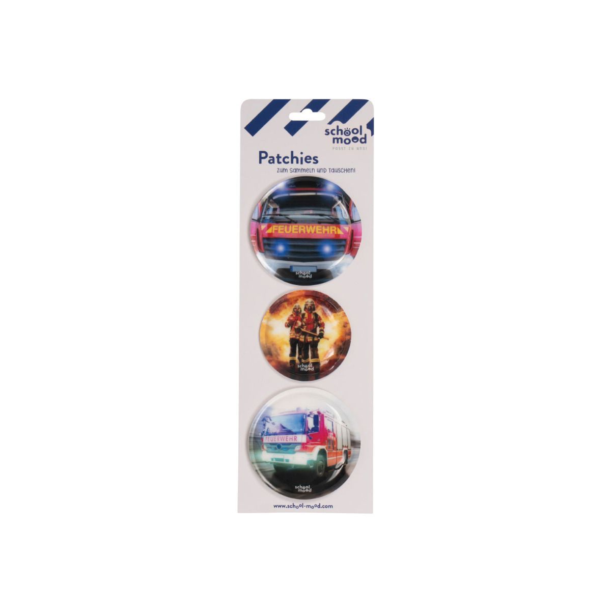 School Mood Patchy Set 3tlg. Feuerwehr