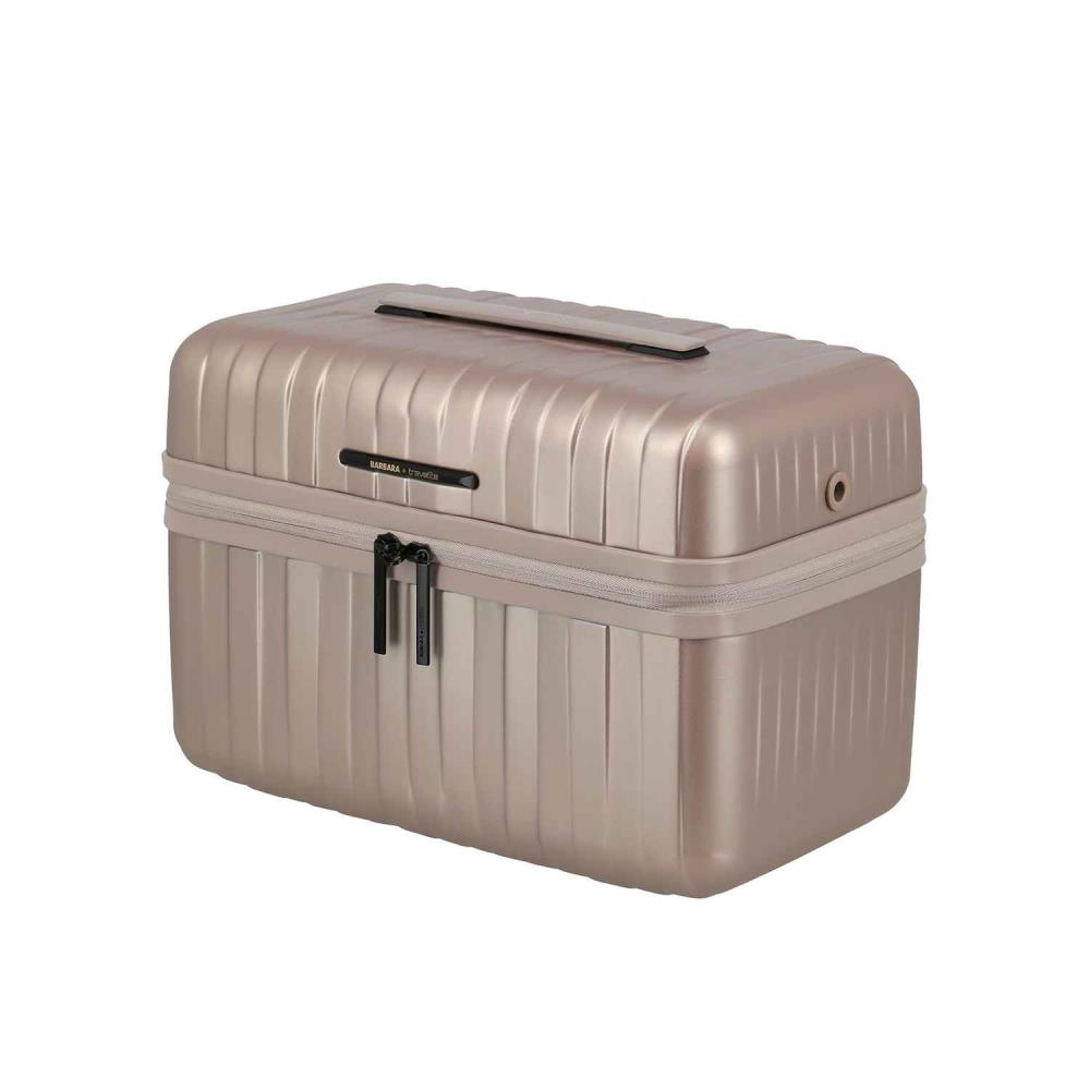Travelite Barbara Novelty Satin Nude Beautycase
