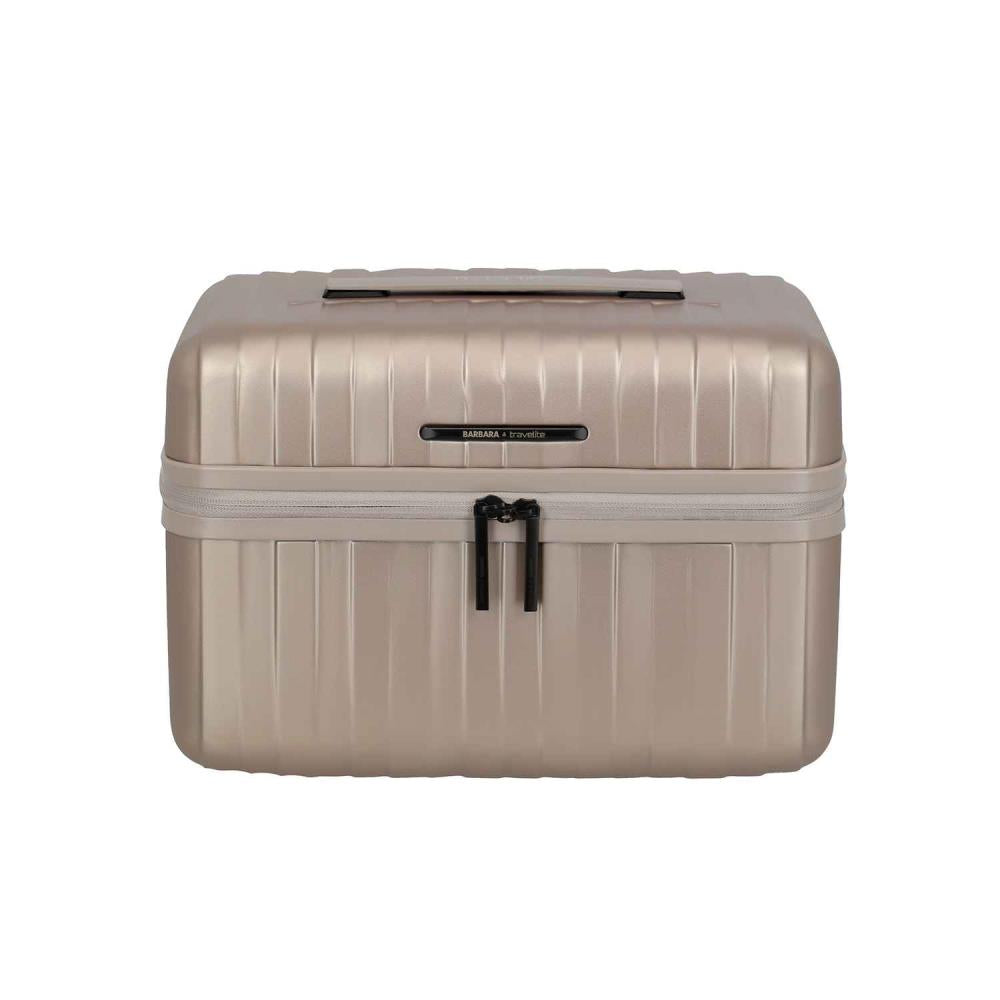Travelite Barbara Novelty Satin Nude Beautycase