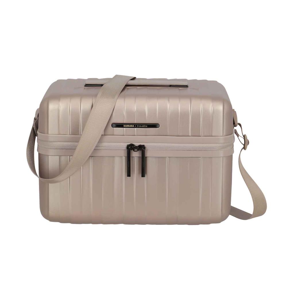 Travelite Barbara Novelty Satin Nude Beautycase