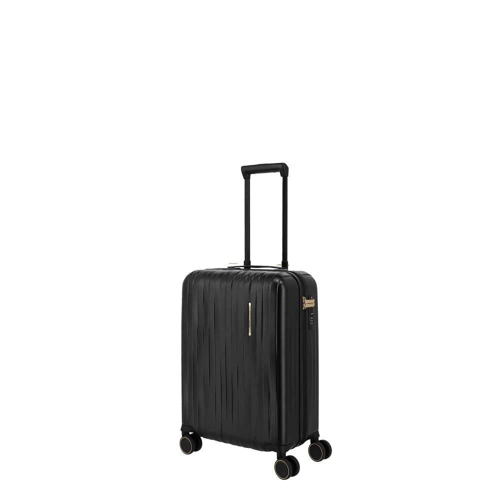 Travelite Barbara Novelty Black 4 Doppelrollen Trolley S 55 cm
