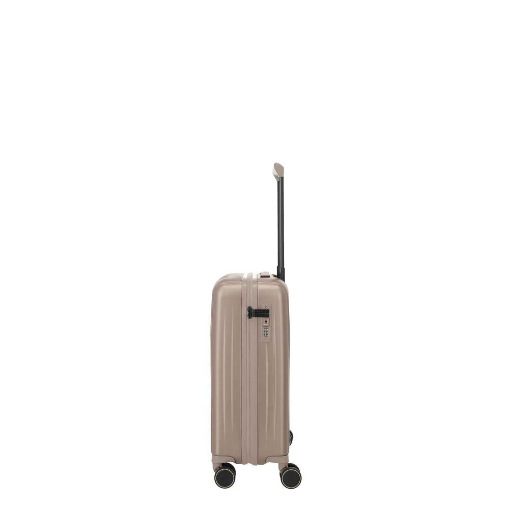 Travelite Barbara Novelty Satin Nude 4 Doppelrollen Trolley S 55 cm