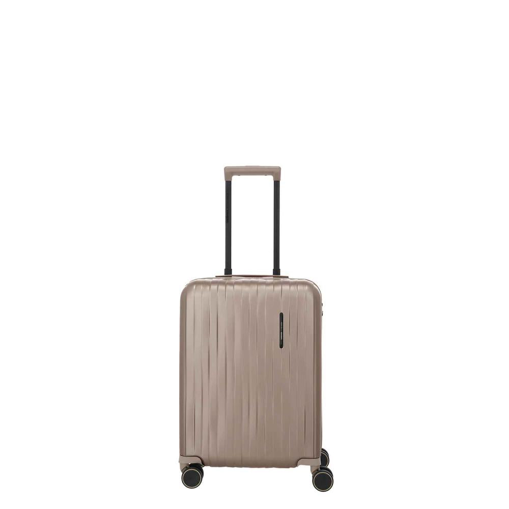 Travelite Barbara Novelty Satin Nude 4 Doppelrollen Trolley S 55 cm