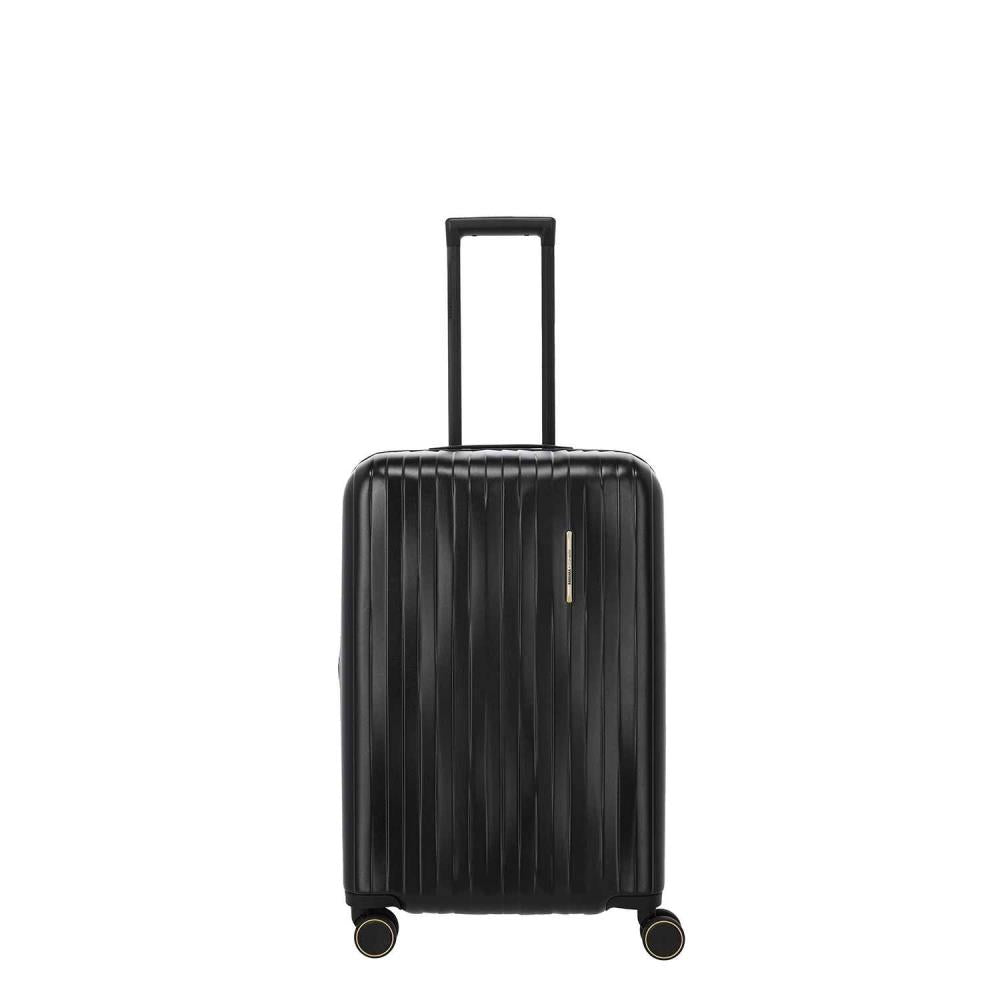 Travelite Barbara Novelty Black 4 Doppelrollen Trolley M 65 cm