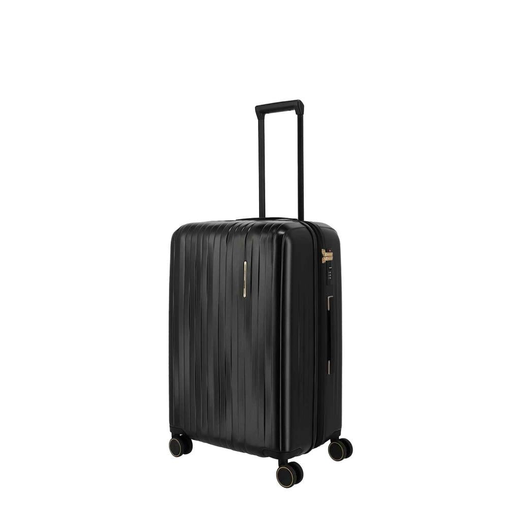 Travelite Barbara Novelty Black 4 Doppelrollen Trolley M 65 cm