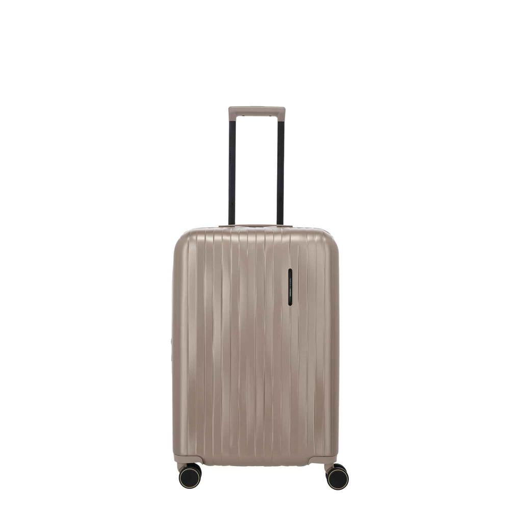 Travelite Barbara Novelty Satin Nude 4 Doppelrollen Trolley M 65 cm