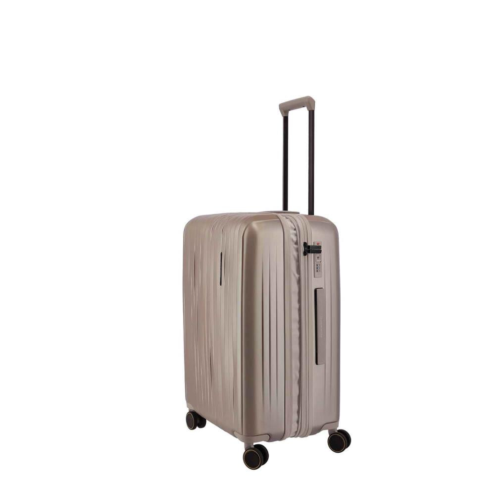 Travelite Barbara Novelty Satin Nude 4 Doppelrollen Trolley M 65 cm