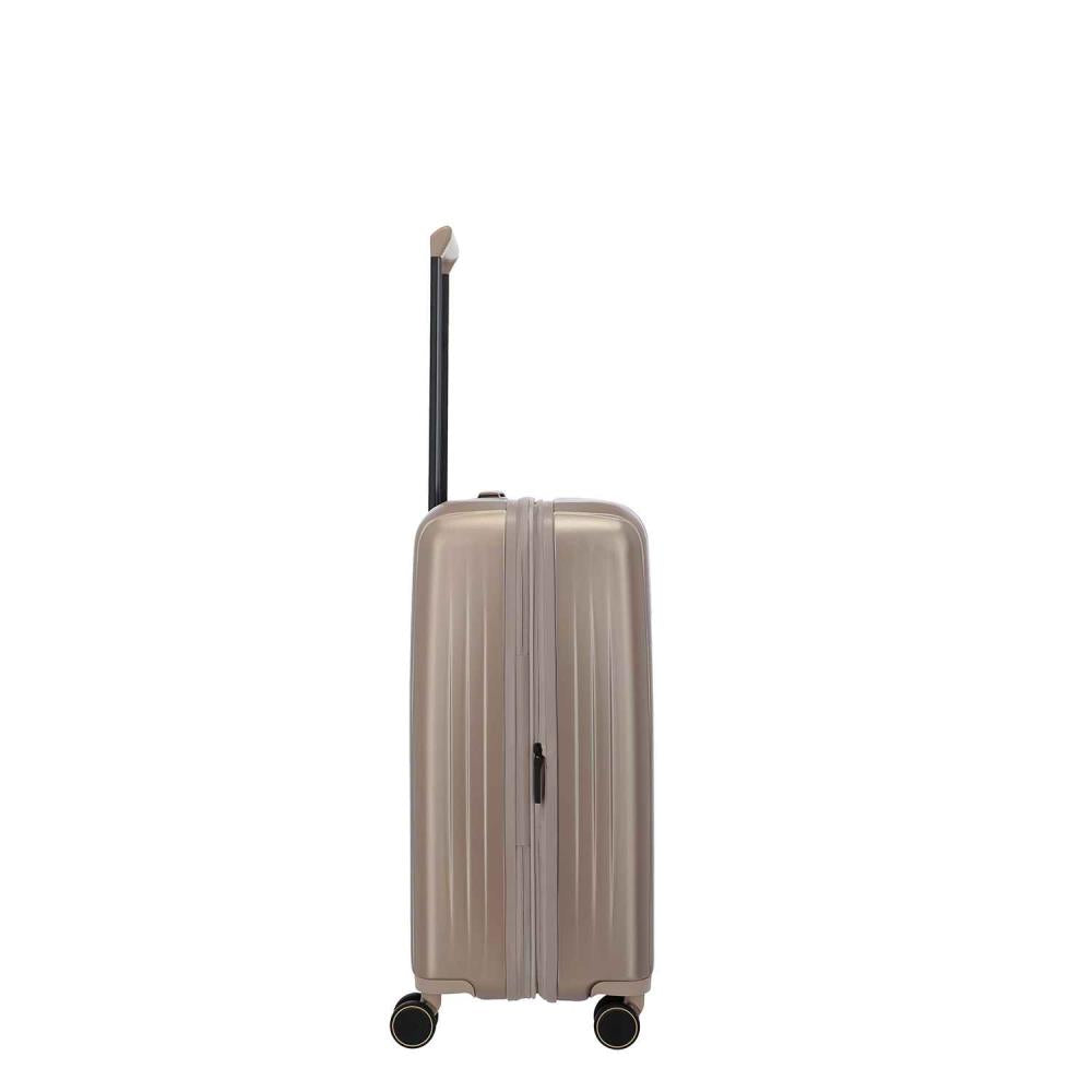Travelite Barbara Novelty Satin Nude 4 Doppelrollen Trolley M 65 cm