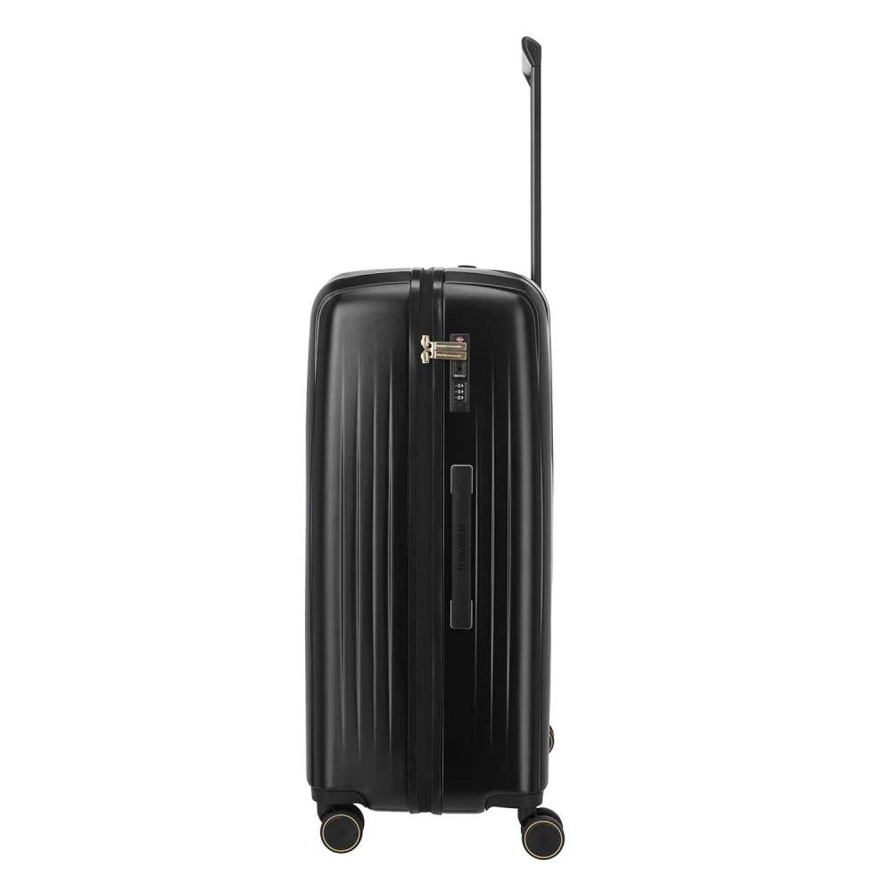 Travelite Barbara Novelty Black 4 Doppelrollen Trolley L 75 cm