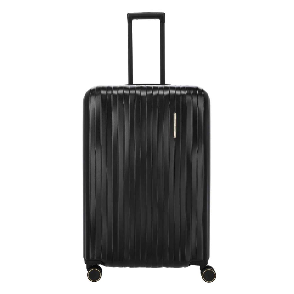 Travelite Barbara Novelty Black 4 Doppelrollen Trolley L 75 cm