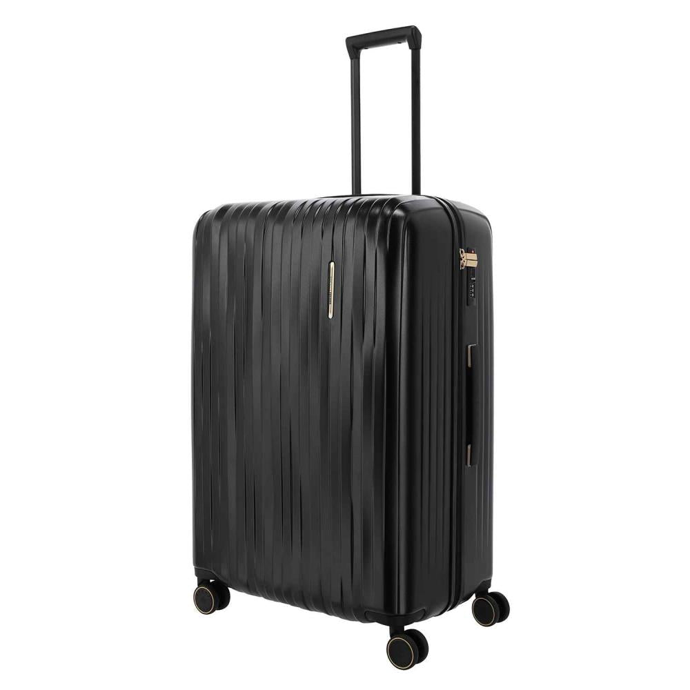 Travelite Barbara Novelty Black 4 Doppelrollen Trolley L 75 cm