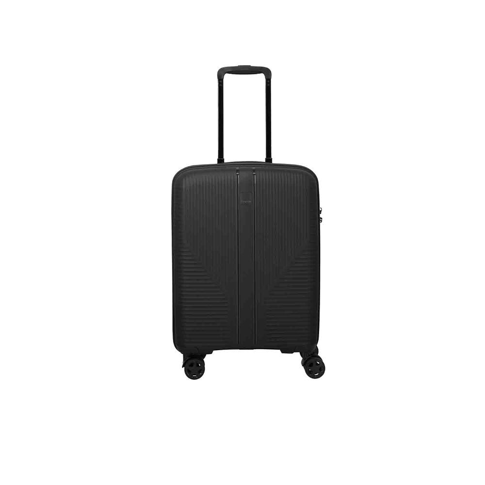 Travelite Air Stripe Schwarz 4-Doppelrollen Trolley S 55cm
