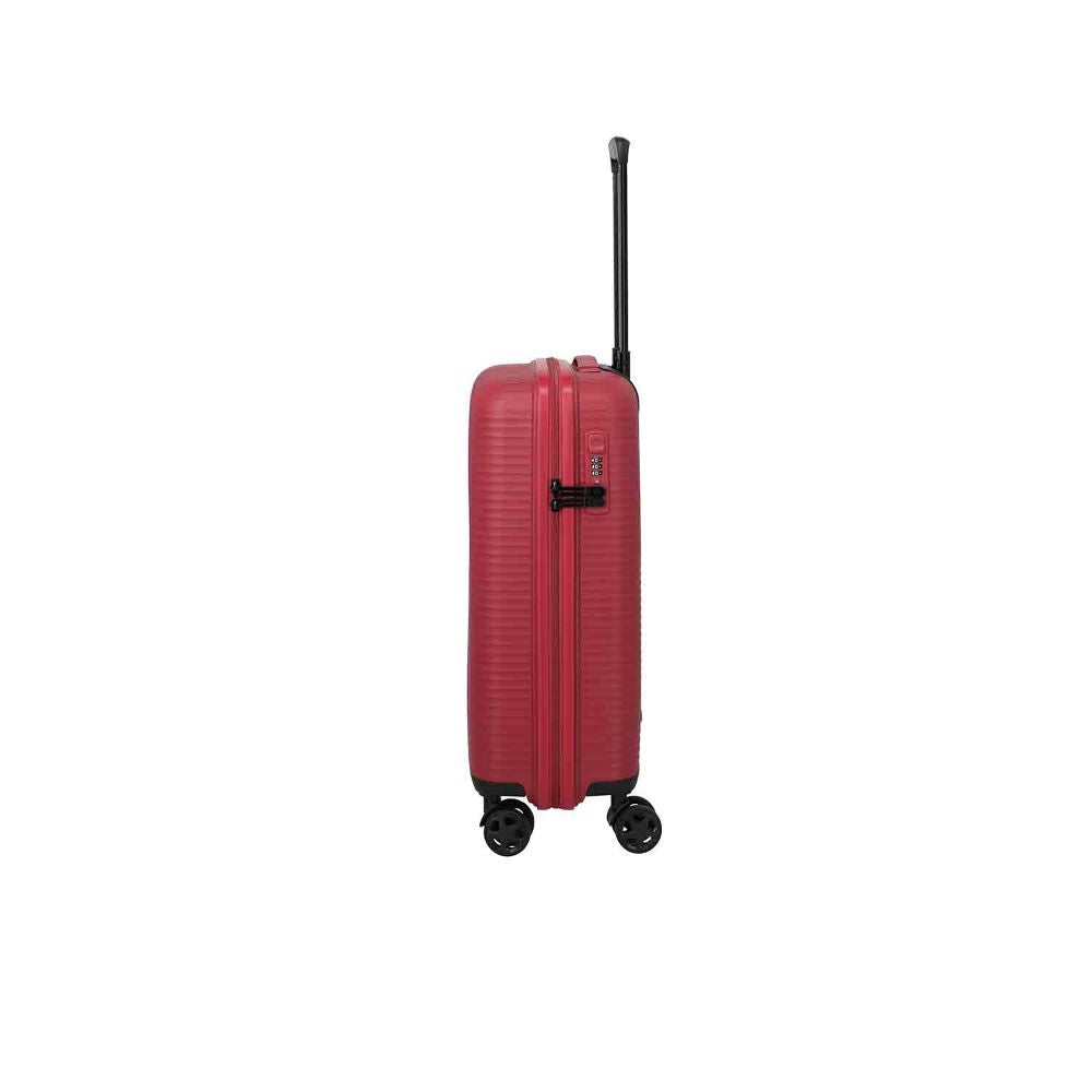 Travelite Air Stripe Rot 4-Doppelrollen Trolley S 55cm
