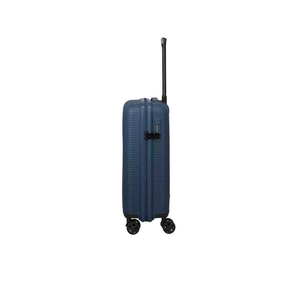 Travelite Air Stripe Navy 4-Doppelrollen Trolley S 55cm