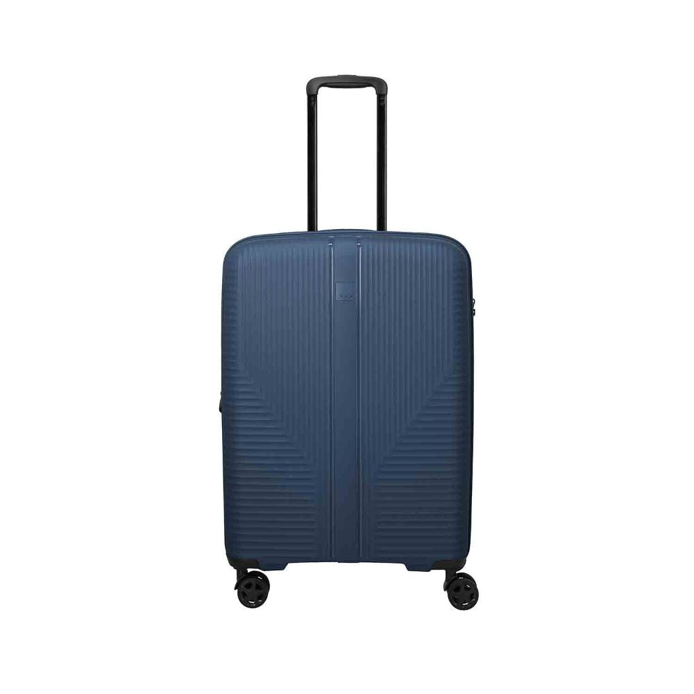 Travelite Air Stripe Navy 4-Doppelrollen Trolley M erweiterbar 66cm