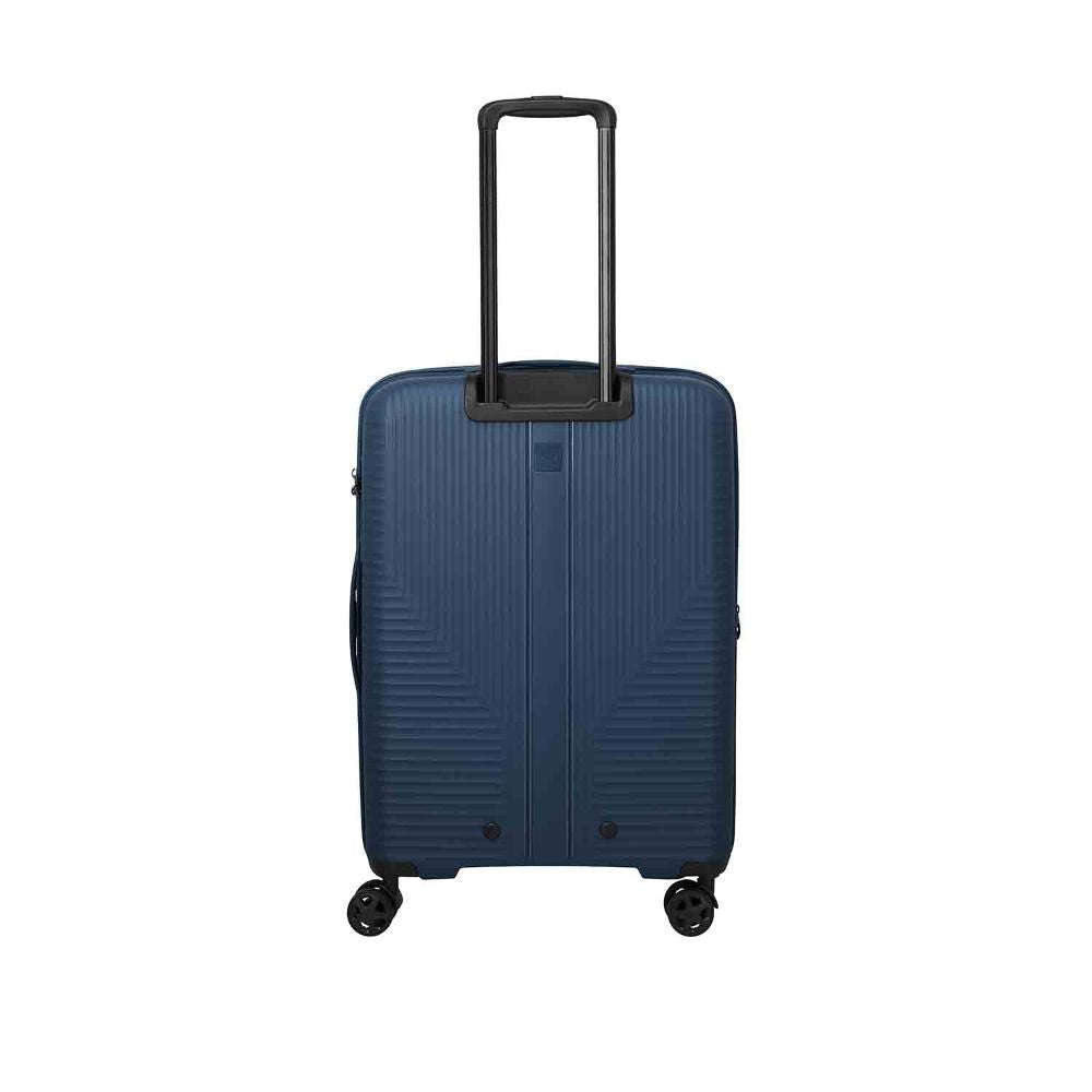Travelite Air Stripe Navy 4-Doppelrollen Trolley M erweiterbar 66cm