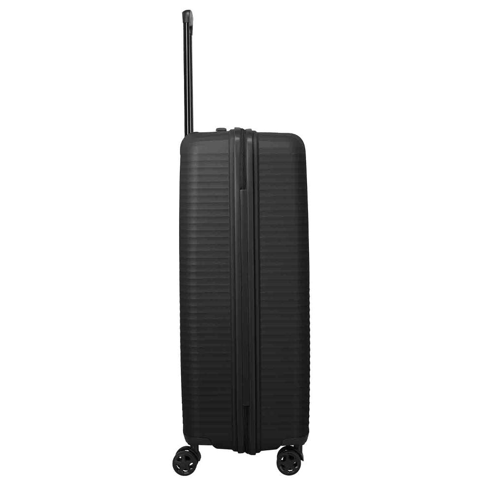 Travelite Air Stripe Schwarz 4-Doppelrollen Trolley L 77cm