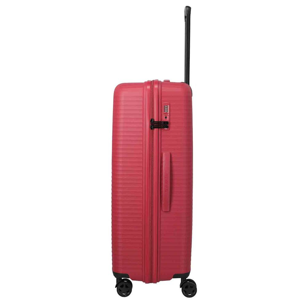 Travelite Air Stripe Rot 4-Doppelrollen Trolley L 77cm