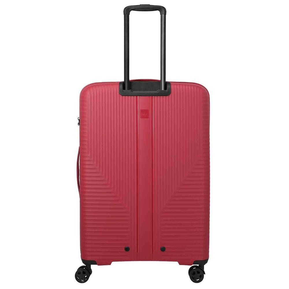 Travelite Air Stripe Rot 4-Doppelrollen Trolley L 77cm