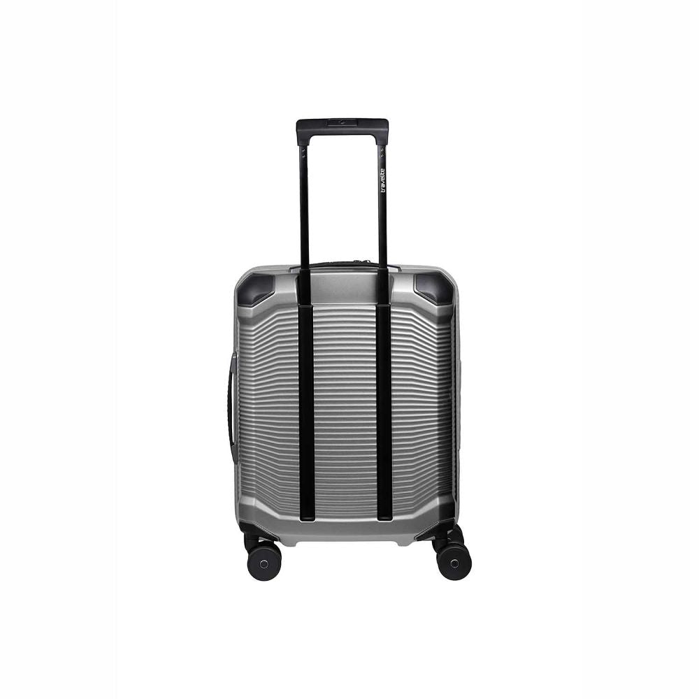 Travelite Millennium Silver 4-Doppelrollen Business Pocket Trolley S 55 cm