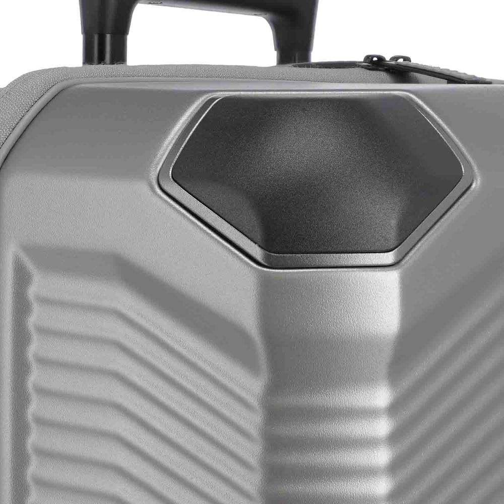 Travelite Millennium Silver 4-Doppelrollen Business Pocket Trolley S 55 cm