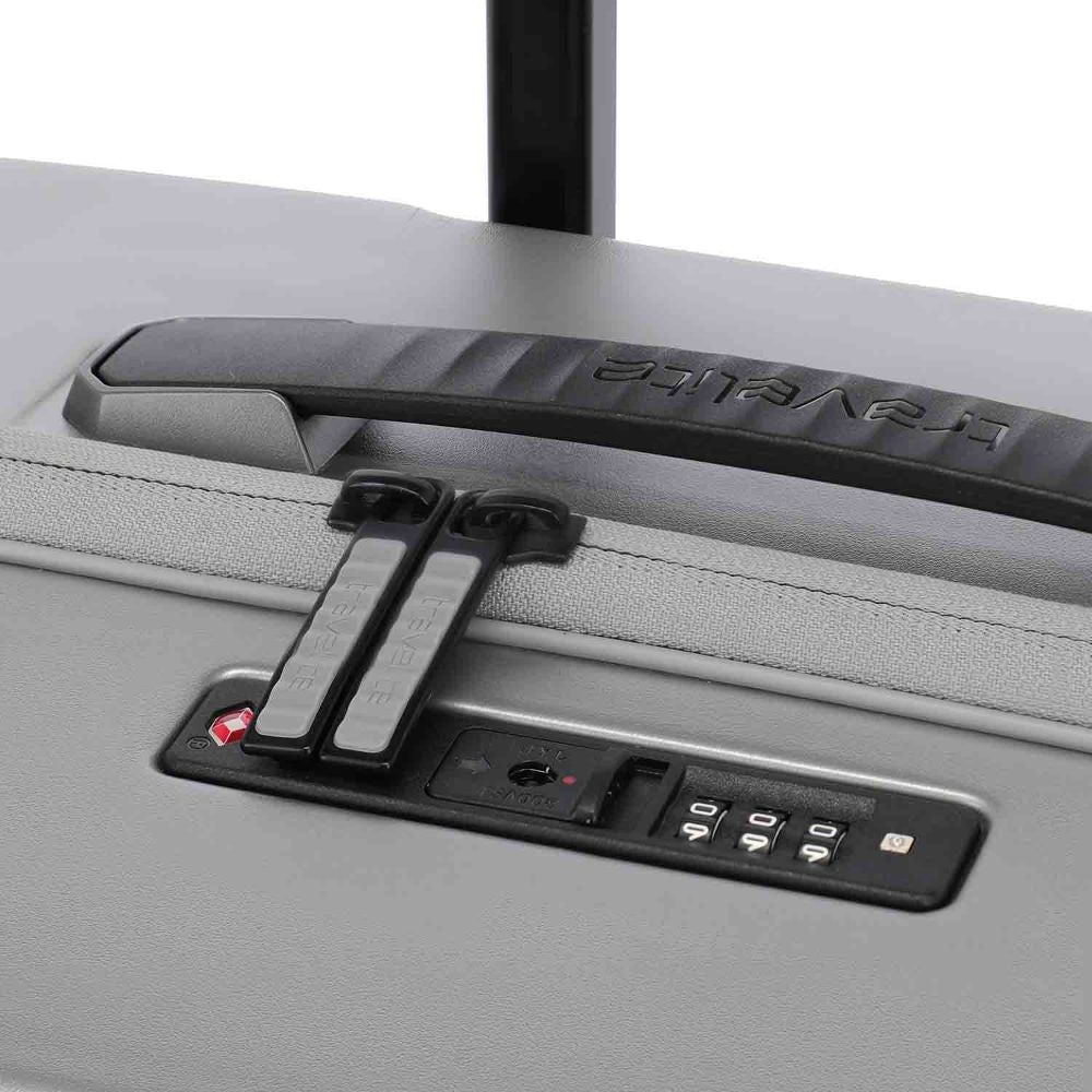 Travelite Millennium Silver 4-Doppelrollen Trolley S 55 cm