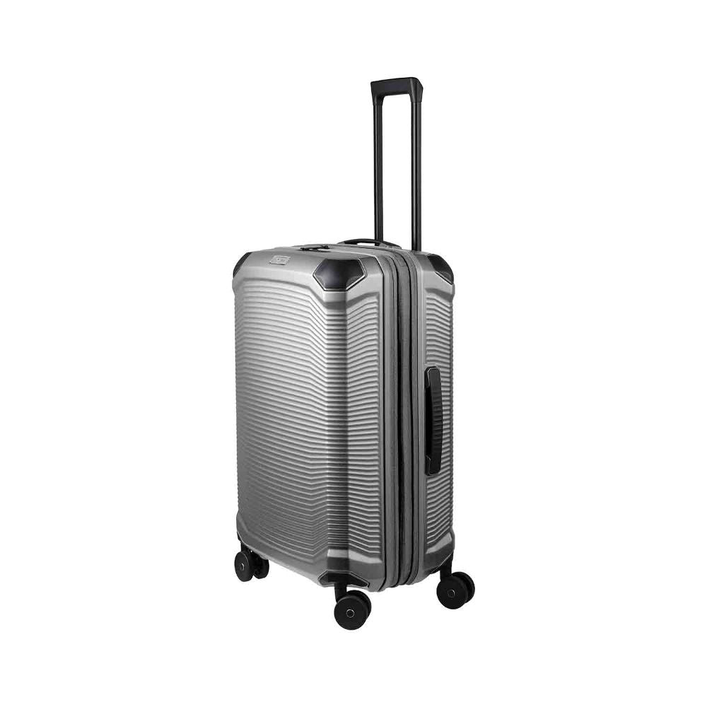 Travelite Millennium Silber 4-Doppelrollen Trolley M 67 cm