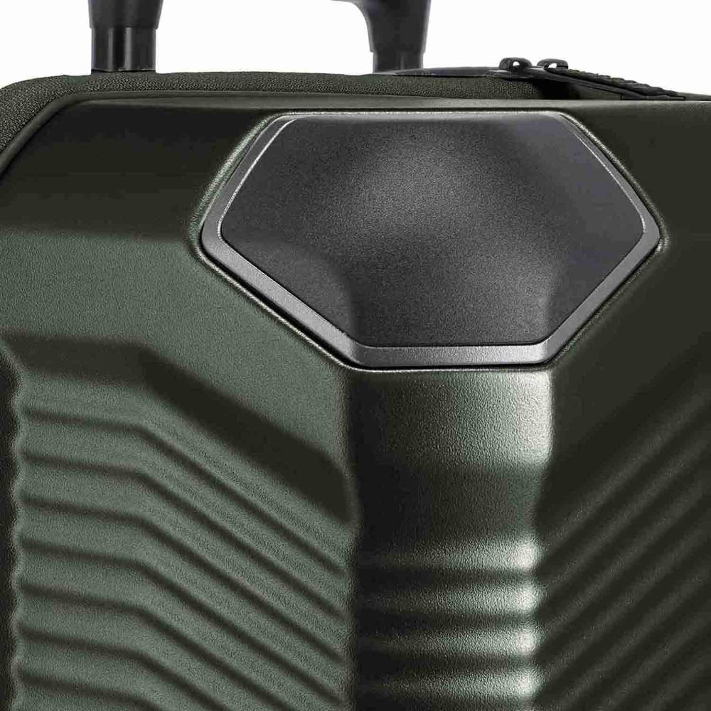 Travelite Millennium Pine Green 4-Doppelrollen Trolley M 67 cm