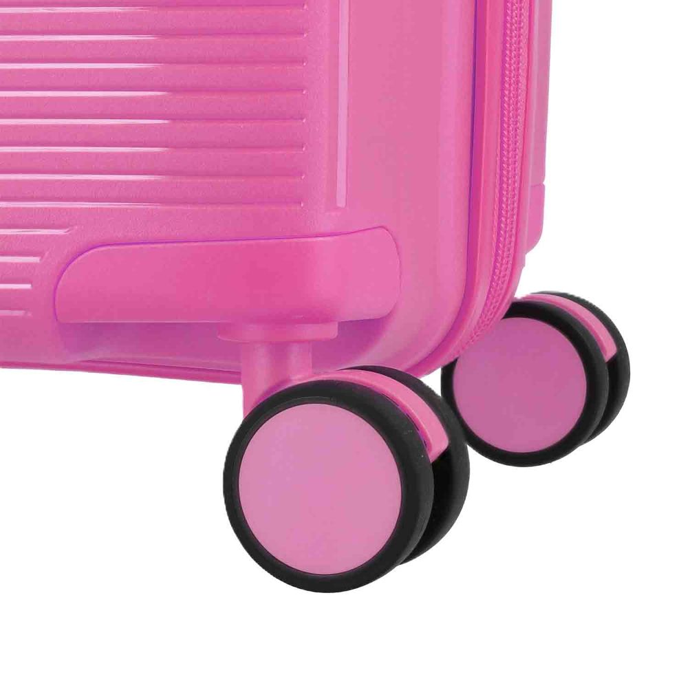 Travelite Pacific Pink 4 Doppelrollen Trolley S 55 cm