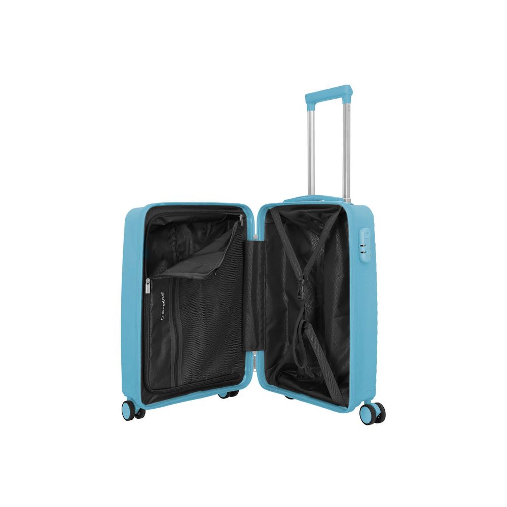 Travelite Pacific Light Blue Trolley S 55 cm