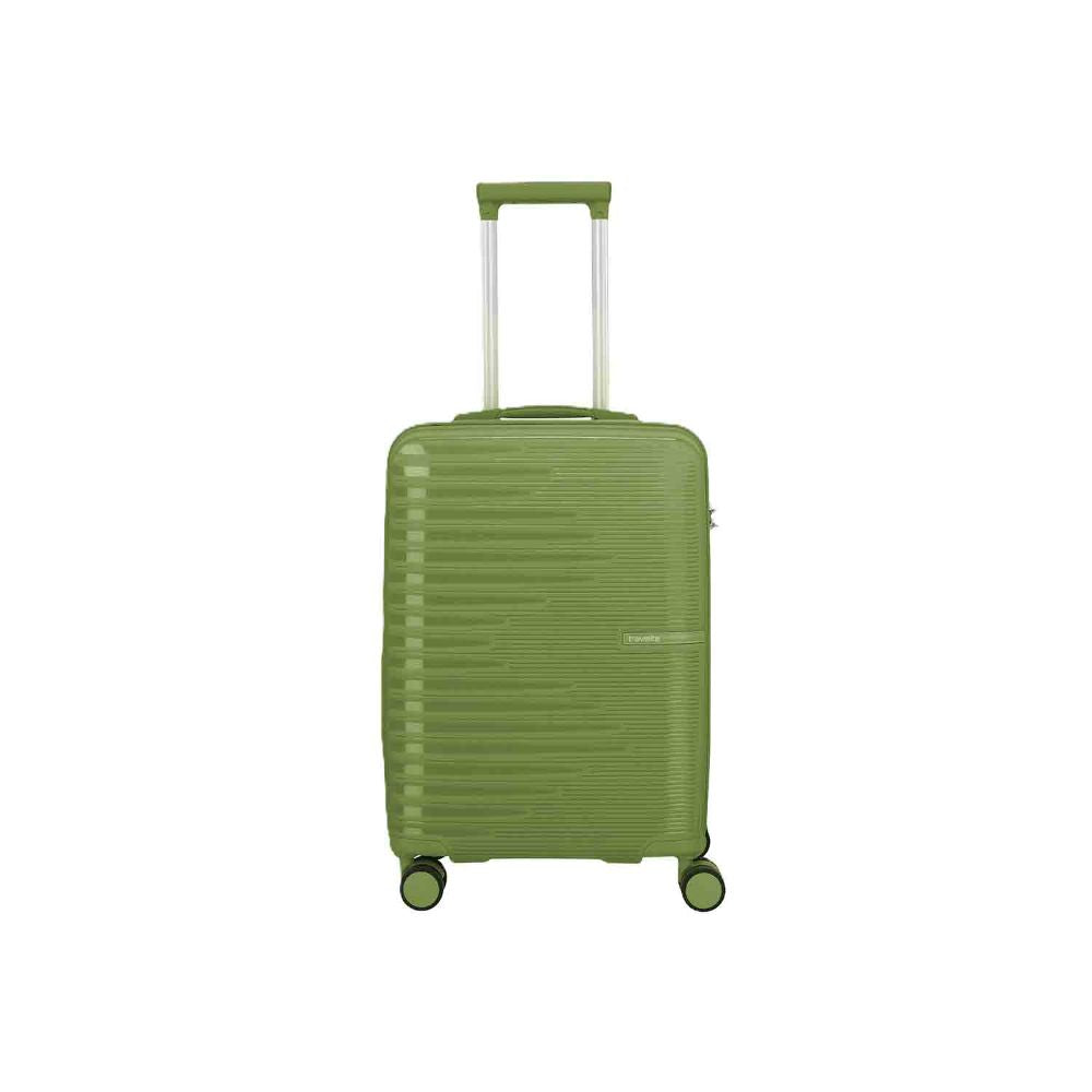 Travelite Pacific Olive 4 Doppelrollen Trolley S 55 cm