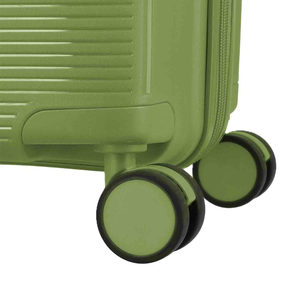 Travelite Pacific Olive 4 Doppelrollen Trolley S 55 cm