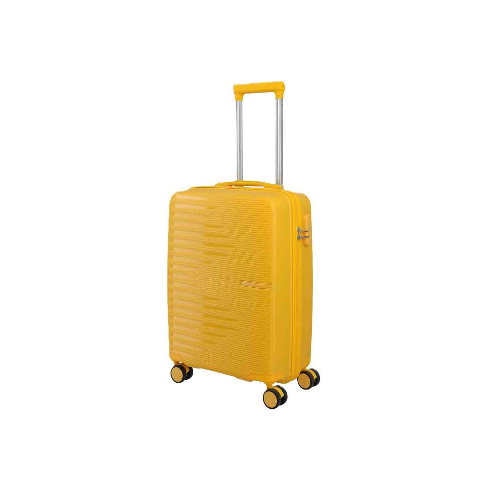 Travelite Pacific Yellow 4 Doppelrollen Trolley S 55 cm