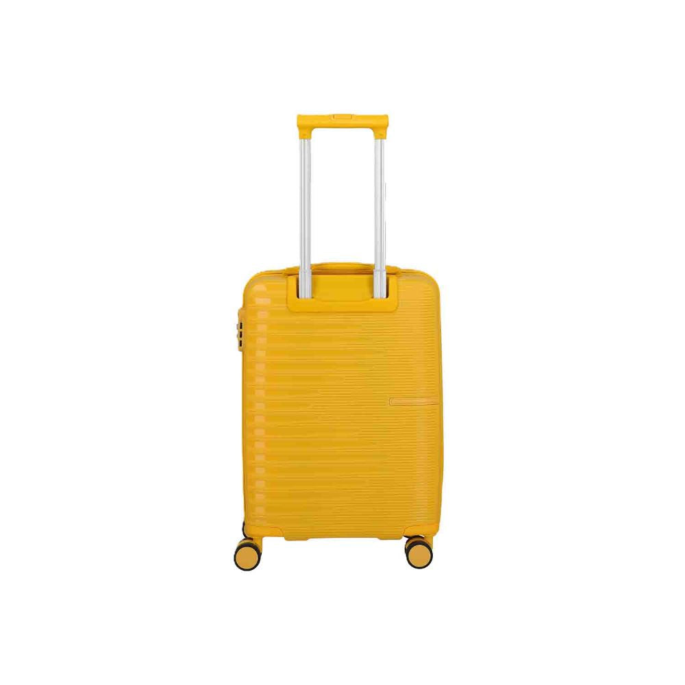 Travelite Pacific Yellow 4 Doppelrollen Trolley S 55 cm