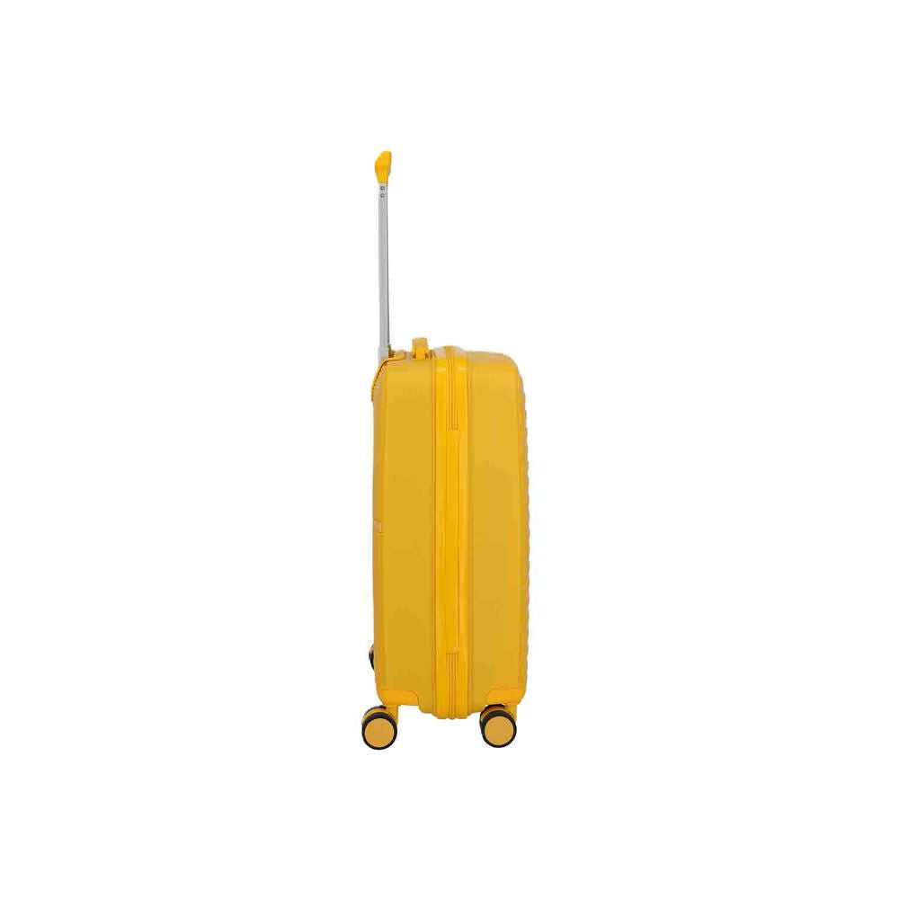 Travelite Pacific Yellow 4 Doppelrollen Trolley S 55 cm