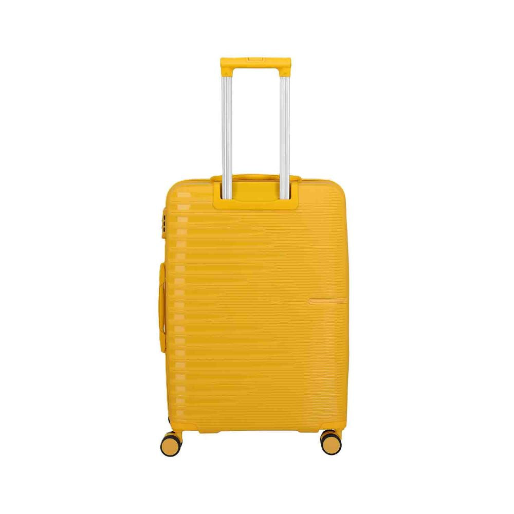 Travelite Pacific Yellow 4 Doppelrollen Trolley M 67 cm