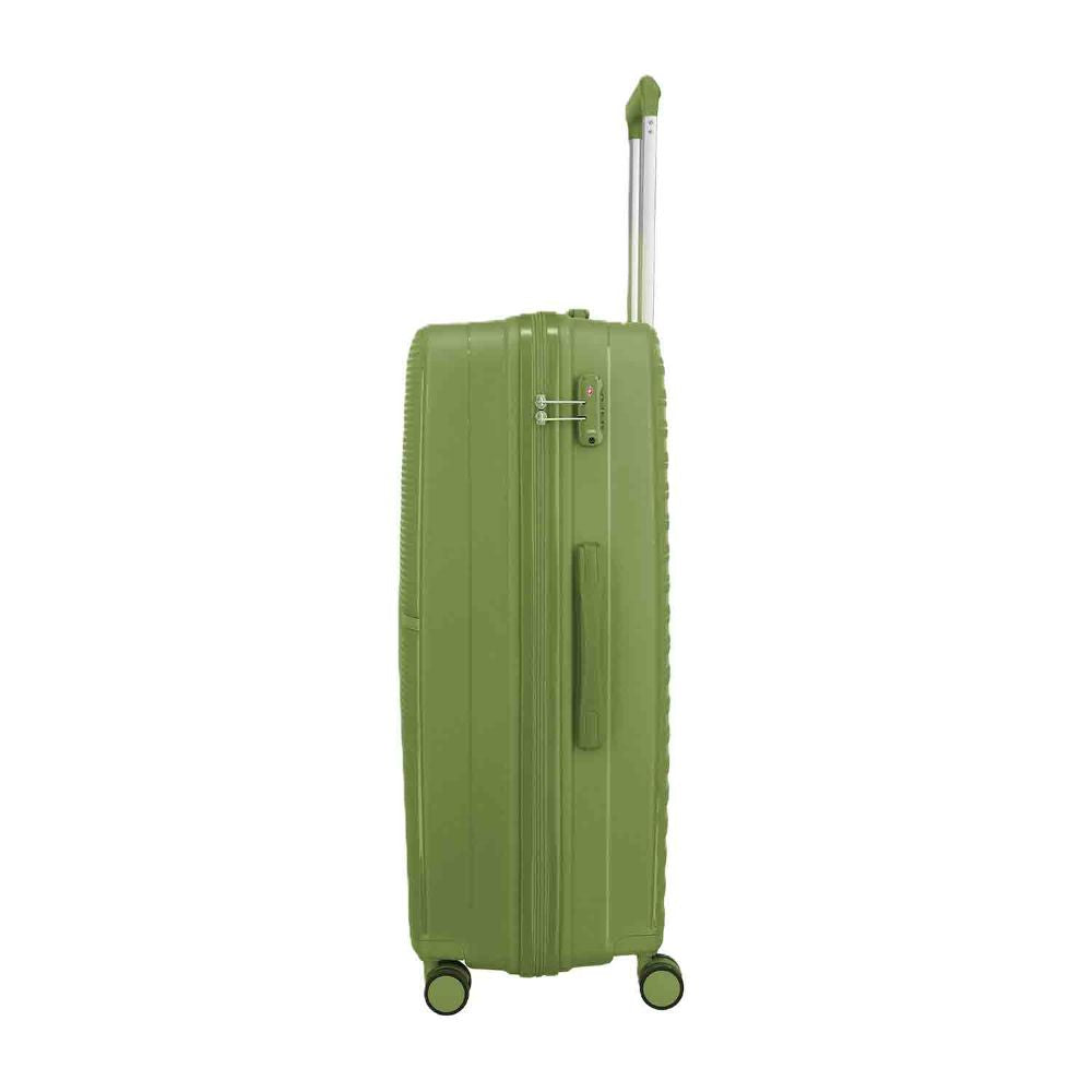 Travelite Pacific Olive 4 Doppelrollen Trolley L 78 cm