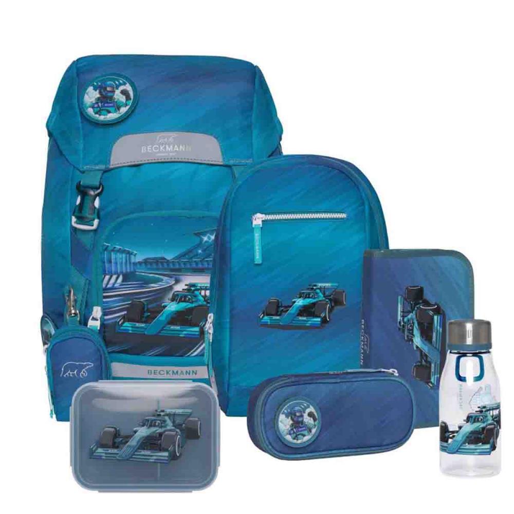 Beckmann Classic Racing Schulrucksack Set 8tlg.