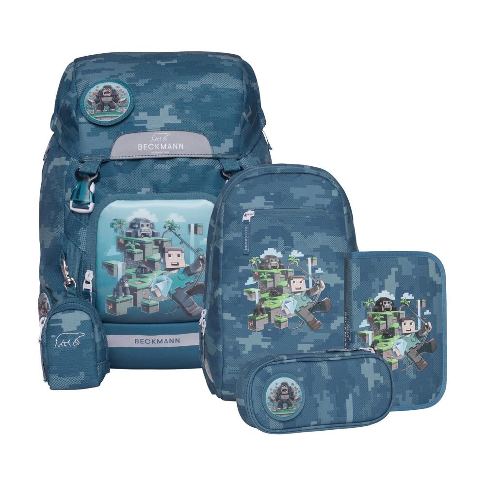 Beckmann Classic Jungle Game Schulrucksack Set 6tlg.