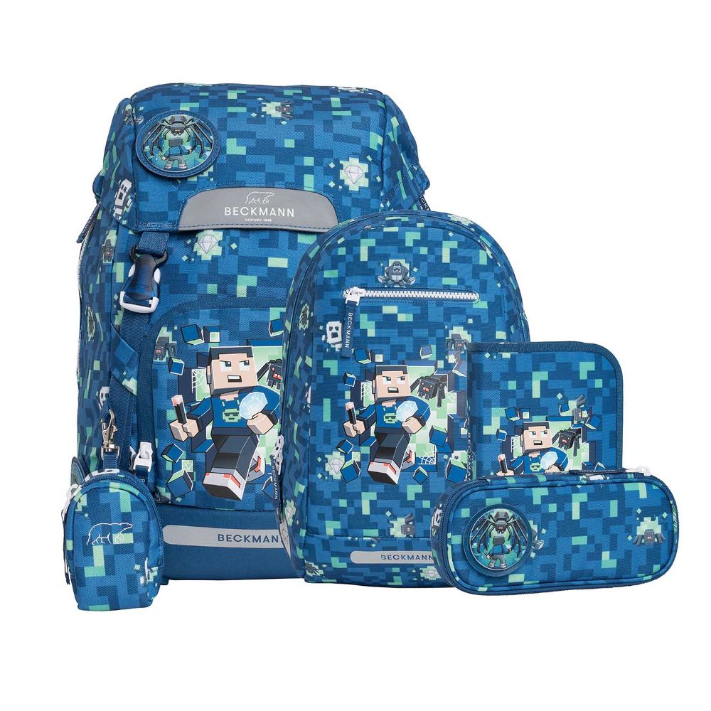 Beckmann Classic Spider Escape Schulrucksack Set 6tlg.