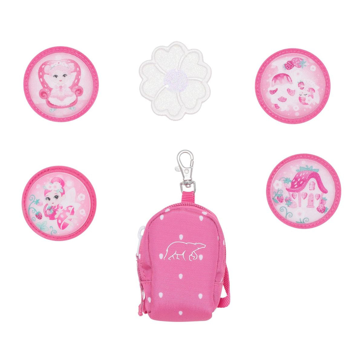 Beckmann Active Air FLX Strawberry Schulrucksack Set 6tlg.