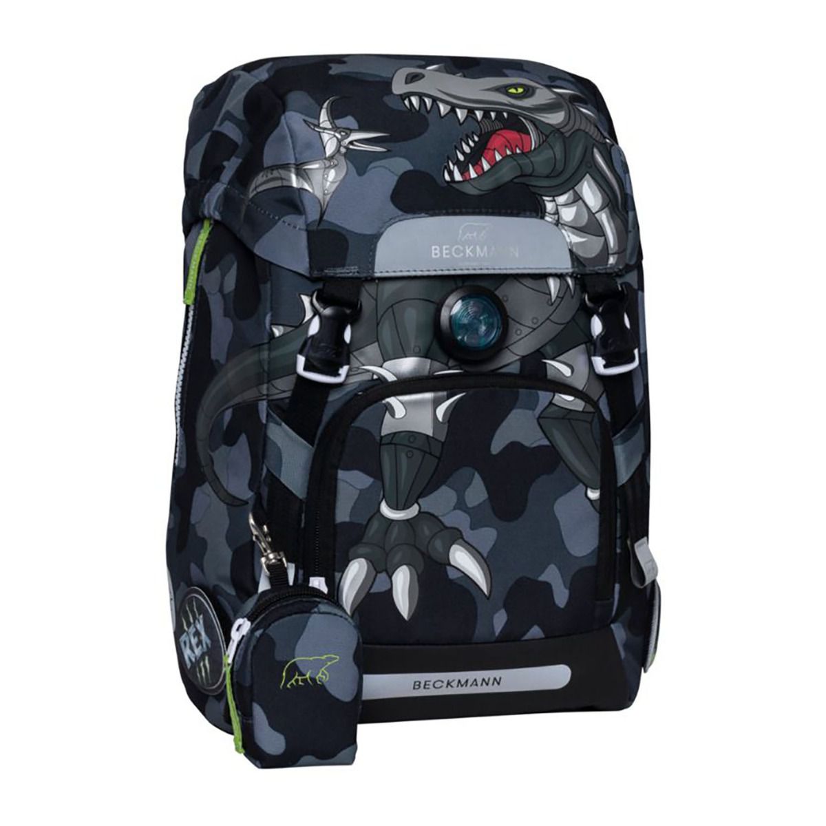 Beckmann Classic Camo Rex Schulrucksack Set 8tlg.