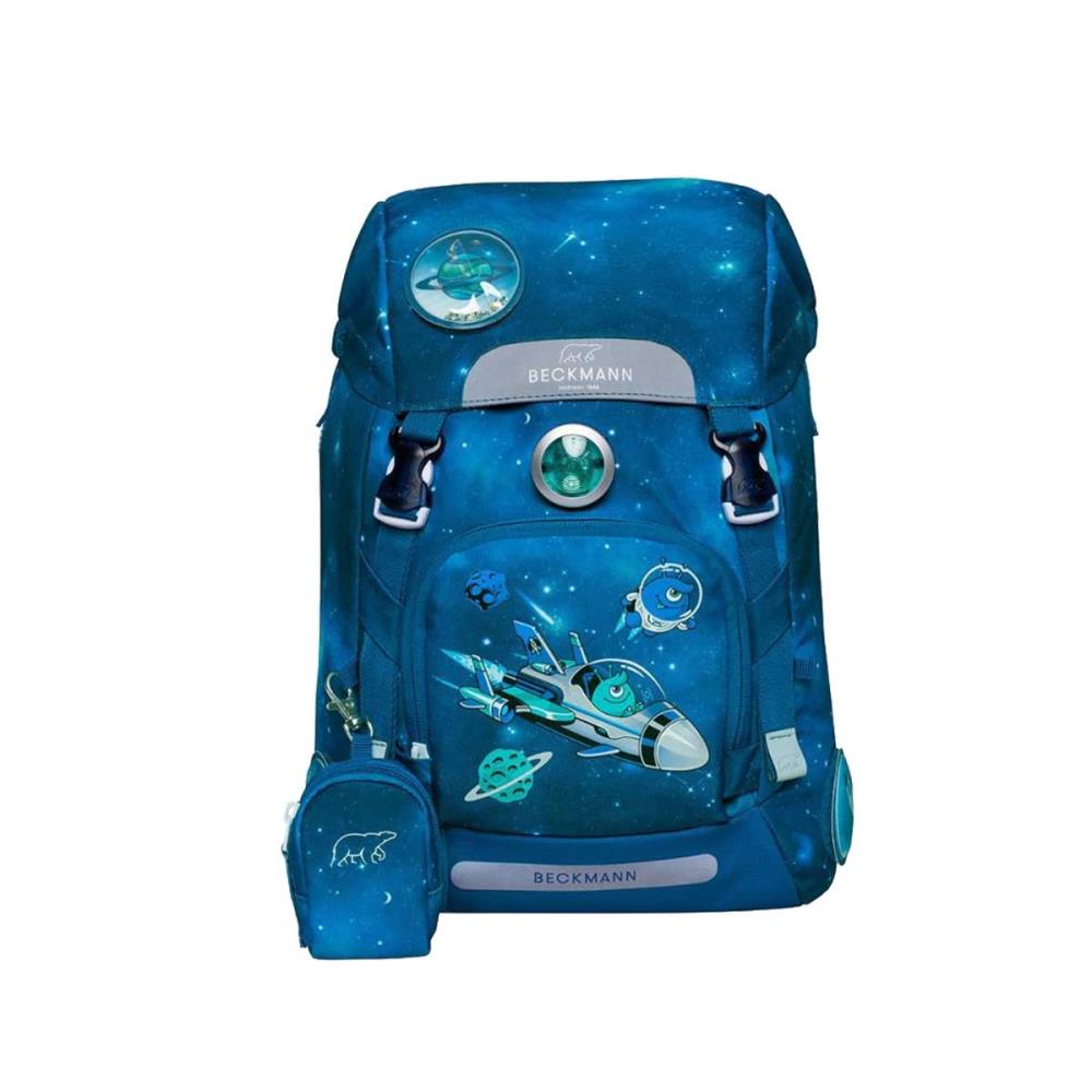 Beckmann Classic 22 Galaxy Schulrucksack Set 3tlg.