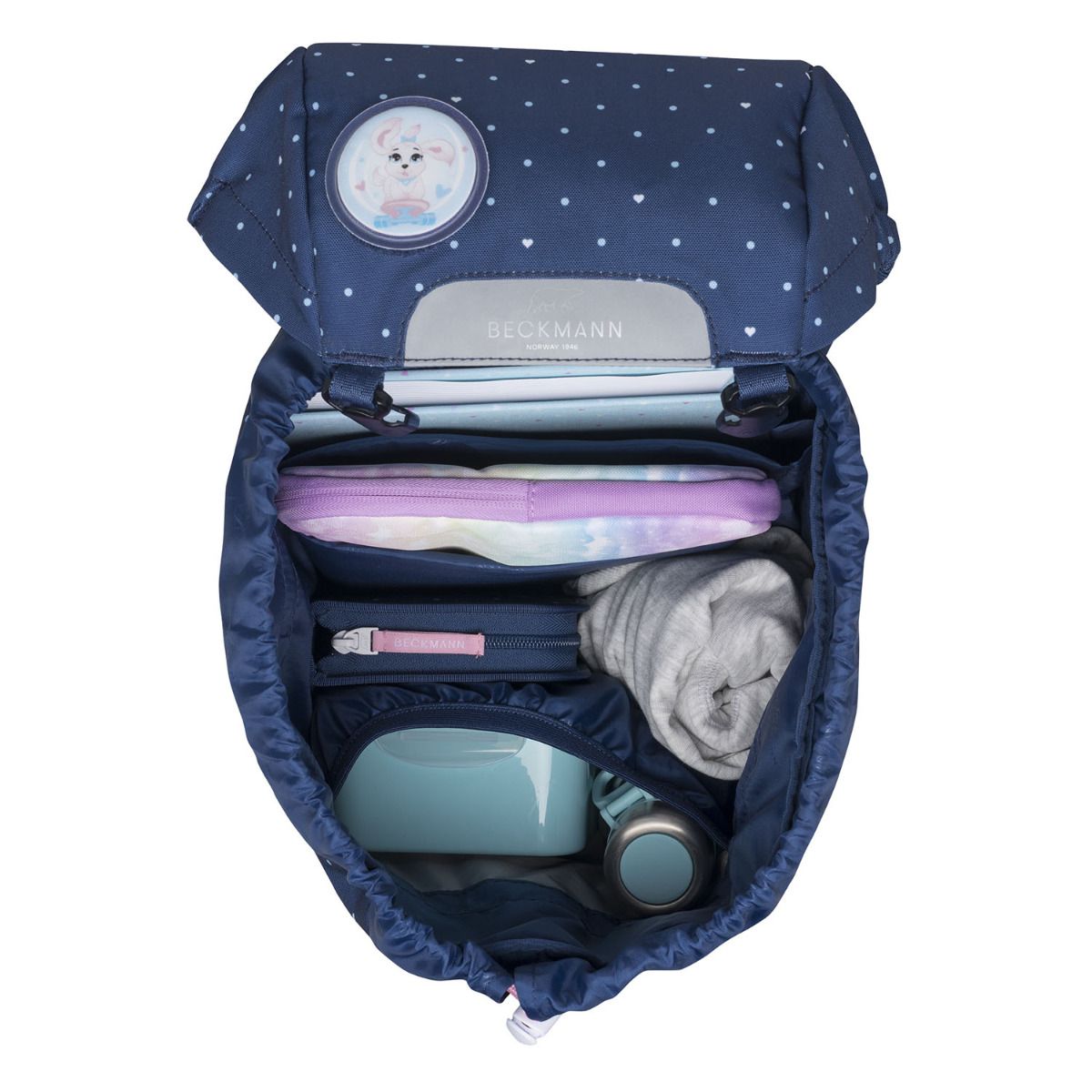 Beckmann Classic Pet Friends Blue Schulrucksack Set 6tlg.