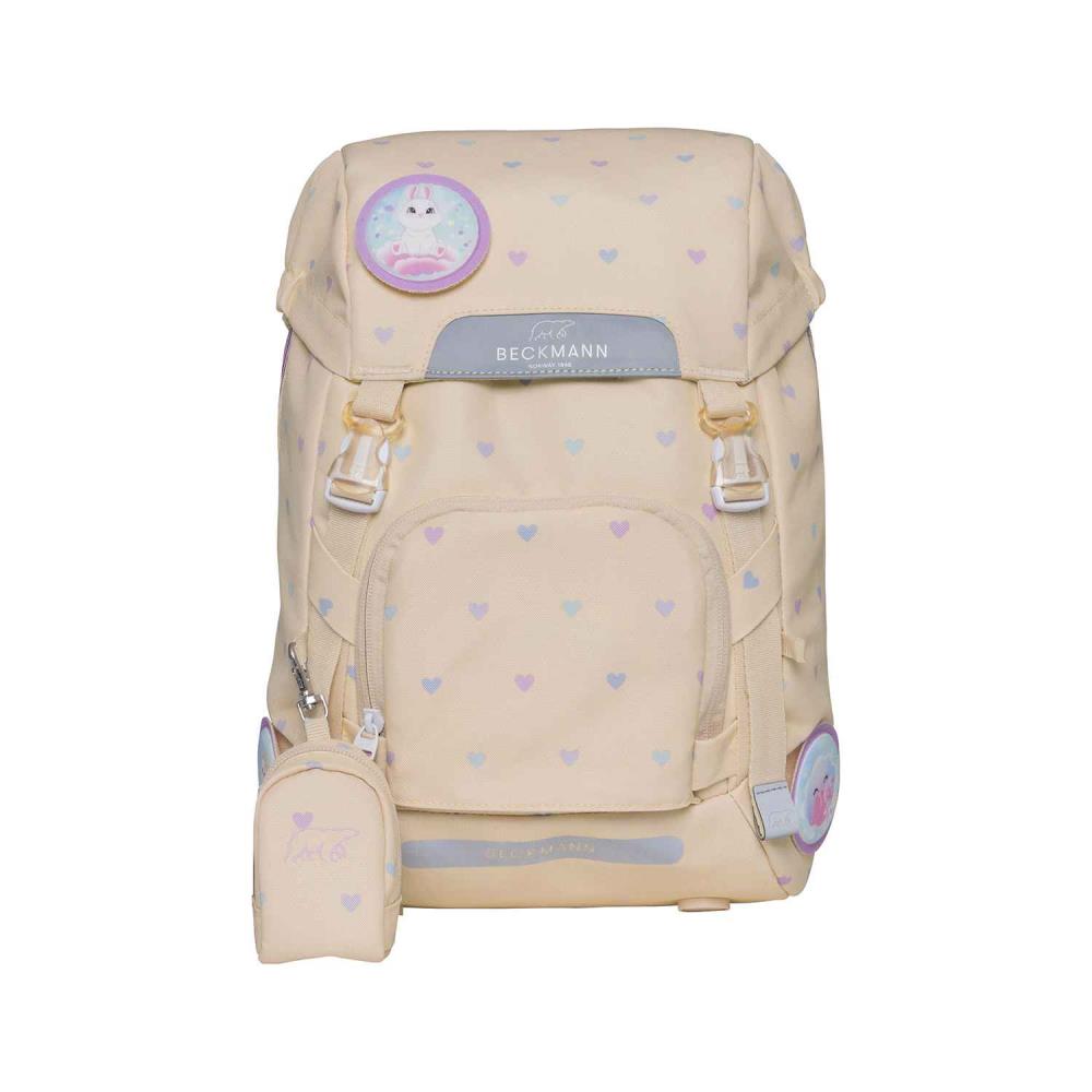 Beckmann Classic Yellow Heart Schulrucksack Set 8tlg.