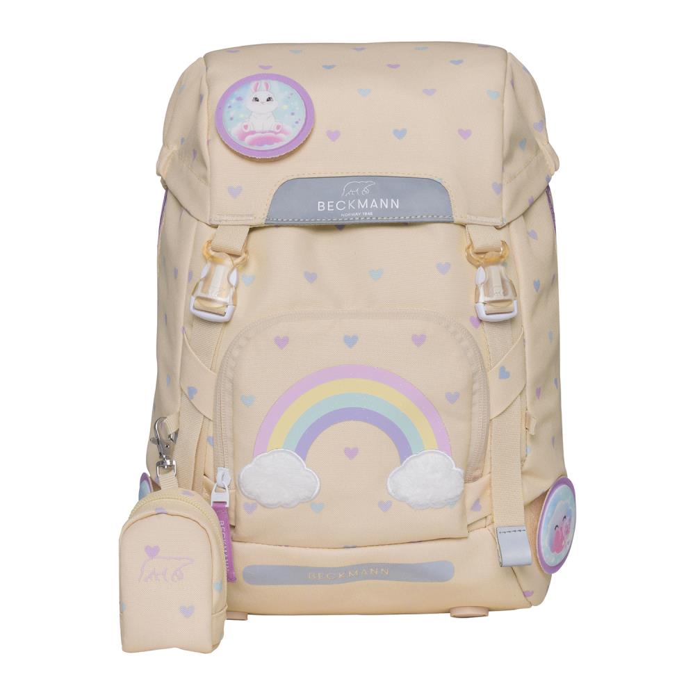 Beckmann Classic Yellow Heart Schulrucksack Set 6tlg.